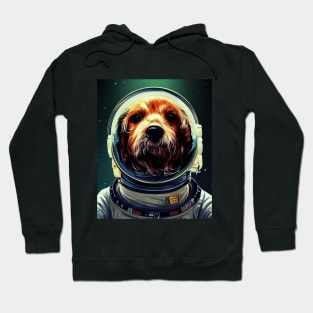 Space Dog In Astronaut Costume Hoodie